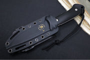 Spartan Blades Linden Fixed Blade - Stonewashed PVD Blade / Elmax Stainless Steel / Black Kydex Sheath SBEU2SWKYBK - Northwest Knives