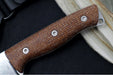 White River Ursus 45 Bushcrafter - Natural Burlap Micarta Handle / CPM-Magnacut Blade WRUR45-BNA-MAG - Northwest Knives