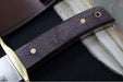 Muela Knives BW-CLASSIC-16M Fixed Blade - Micarta Handle / X50CrMoV15 Stainless Steel Blade / Leather Sheath - Northwest Knives