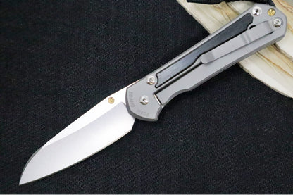 Chris Reeve Large Sebenza 31 LEFT HAND - Insingo Blade / Bog Oak Inlay / CPM-Magnacut Steel (A1) L31-1125