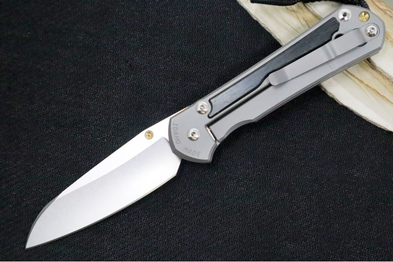 Chris Reeve Large Sebenza 31 LEFT HAND - Insingo Blade / Bog Oak Inlay / CPM-Magnacut Steel (A1) L31-1125 - Northwest Knives