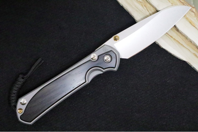 Chris Reeve Large Sebenza 31 LEFT HAND - Insingo Blade / Bog Oak Inlay / CPM-Magnacut Steel (A1) L31-1125 - Northwest Knives