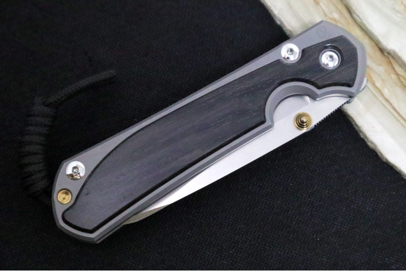 Chris Reeve Large Sebenza 31 LEFT HAND - Insingo Blade / Bog Oak Inlay / CPM-Magnacut Steel (A1) L31-1125 - Northwest Knives