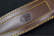 Muela Knives BW-CLASSIC-19M Fixed Blade - Brown Jute Micarta Handle / X50CrMoV15 Stainless Blade / Leather Sheath - Northwest Knives