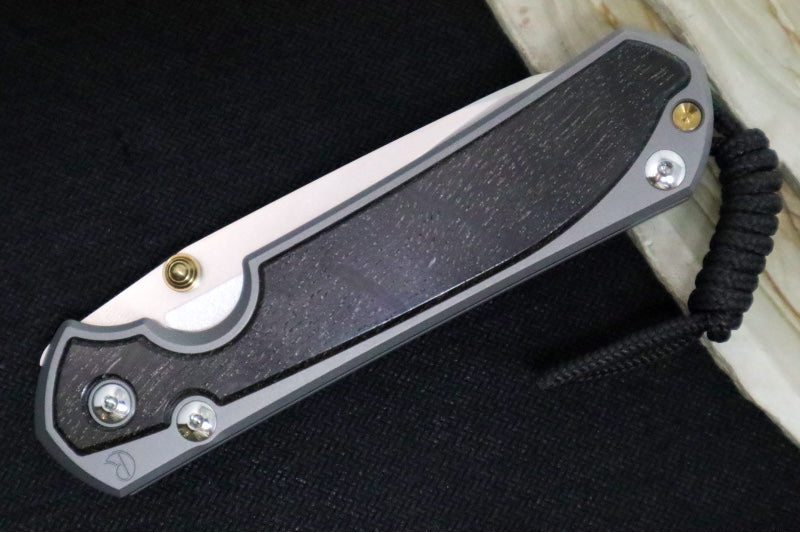 Chris Reeve Large Sebenza 31 LEFT HAND - Insingo Blade / Bog Oak Inlay / CPM-Magnacut Steel (A2) L31-1125