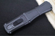 Benchmade 3370GY Claymore OTF - Dagger Blade / CPM-D2 Steel / Smoke Gray PVD Coating / Black Polymer Handle - Northwest Knives