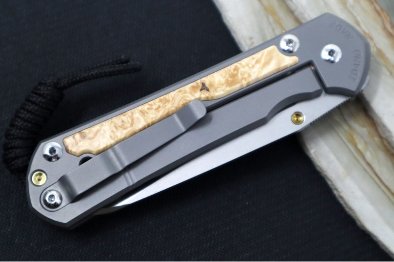 Chris Reeve Large Sebenza 31 - Insingo Blade / Box Elder Inlay / CPM-Magnacut Steel (A3) L31-1126 - Northwest Knives