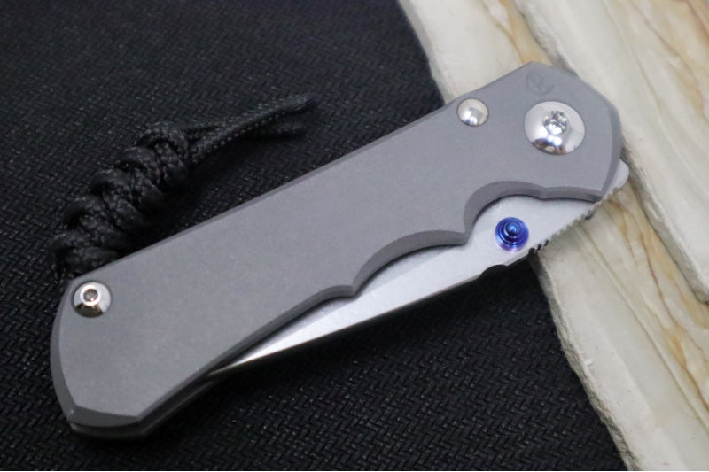 Chris Reeve Knives Small Inkosi LEFT HAND - Drop Point / CPM-Magnacut / Titanium Handle SIN-1001