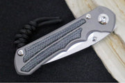Chris Reeve Knives Small Inkosi LEFT HAND - Black Micarta Inlays / Drop Point Blade / CPM-Magnacut Steel SIN-1013 - Northwest Knives