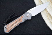 Chris Reeve Knives Small Inkosi LEFT HAND - Natural Canvas Micarta Inlays / Drop Point Blade / CPM-Magnacut Steel SIN-1015 - Northwest Knives