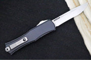 Microtech Mini Hera II OTF - Recurve Blade / Stonewash Finish / Black Anodized Aluminum Handle 1705M-10 - Northwest Knives
