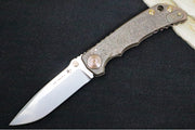 Spartan Blades HARSEY Titanium Folder 2023 Special Edition Relic - Drop Point Blade / CPM-Magnacut Steel / "Relic" Anodized Handle SF5Relic - Northwest Knives