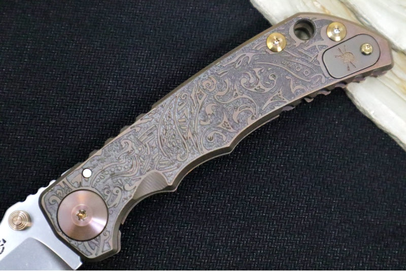 Spartan Blades HARSEY Titanium Folder 2023 Special Edition Relic - Drop Point Blade / CPM-Magnacut Steel / "Relic" Anodized Handle SF5Relic