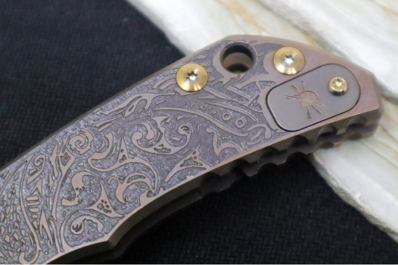 Spartan Blades HARSEY Titanium Folder 2023 Special Edition Relic - Drop Point Blade / CPM-Magnacut Steel / "Relic" Anodized Handle SF5Relic - Northwest Knives