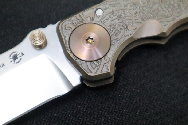 Spartan Blades HARSEY Titanium Folder 2023 Special Edition Relic - Drop Point Blade / CPM-Magnacut Steel / "Relic" Anodized Handle SF5Relic - Northwest Knives