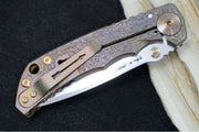 Spartan Blades HARSEY Titanium Folder 2023 Special Edition Relic - Drop Point Blade / CPM-Magnacut Steel / "Relic" Anodized Handle SF5Relic - Northwest Knives