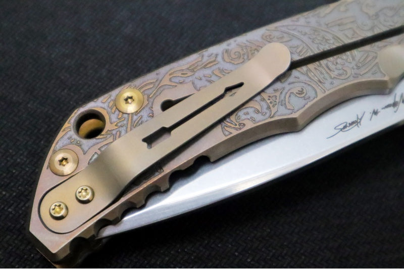Spartan Blades HARSEY Titanium Folder 2023 Special Edition Relic - Drop Point Blade / CPM-Magnacut Steel / "Relic" Anodized Handle SF5Relic - Northwest Knives