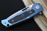 Garage Sale Lionsteel Q4ttro - Blue Titanium & Fat Carbon Fiber Handle - Northwest Knives