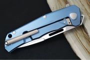 Garage Sale Lionsteel Q4ttro - Blue Titanium & Fat Carbon Fiber Handle - Northwest Knives