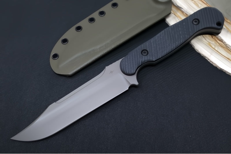 Garage Sale Toor Knives Valor - CPM-3V Steel / 3D Machined Black G10 Handle Scales / FlexTech Kydex Sheath