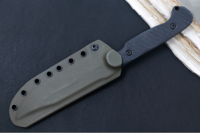 Garage Sale Toor Knives Valor - CPM-3V Steel / 3D Machined Black G10 Handle Scales / FlexTech Kydex Sheath