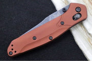 Benchmade 940BK-03 Osborne - CPM-Magnacut Steel / Reverse Tanto Blade / DLC Battlewash Finish / Burnt Copper Anodized Aluminum Handle - Northwest Knives