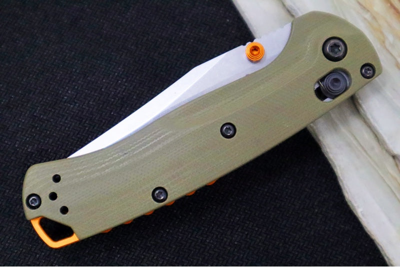 Benchmade 15534 Mini Taggedout Manual Folder - CPM-S45VN Steel / Clip Point Blade / OD Green G-10 Handle - Northwest Knives