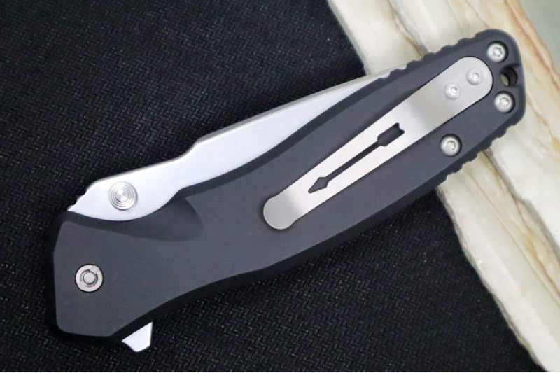 Spartan Blades PALLAS Flipper - Drop Point Blade / CPM-Magnacut Steel / Black Aluminum Handle SF3SW