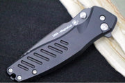 Spartan Blades PALLAS Flipper - Black Drop Point Blade / CPM-Magnacut / Black Anodized Aluminum Handle SF3BK - Northwest Knives