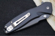 Spartan Blades PALLAS Flipper - Black Drop Point Blade / CPM-Magnacut / Black Anodized Aluminum Handle SF3BK - Northwest Knives