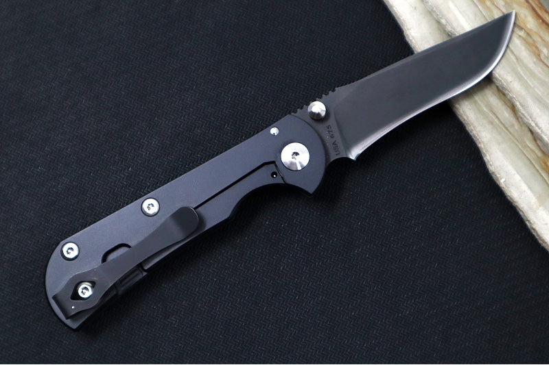 Garage Sale Toor Knives Chasm R - Shadow Black Finish / CPM-154 Steel / Titanium Handle & Hardware
