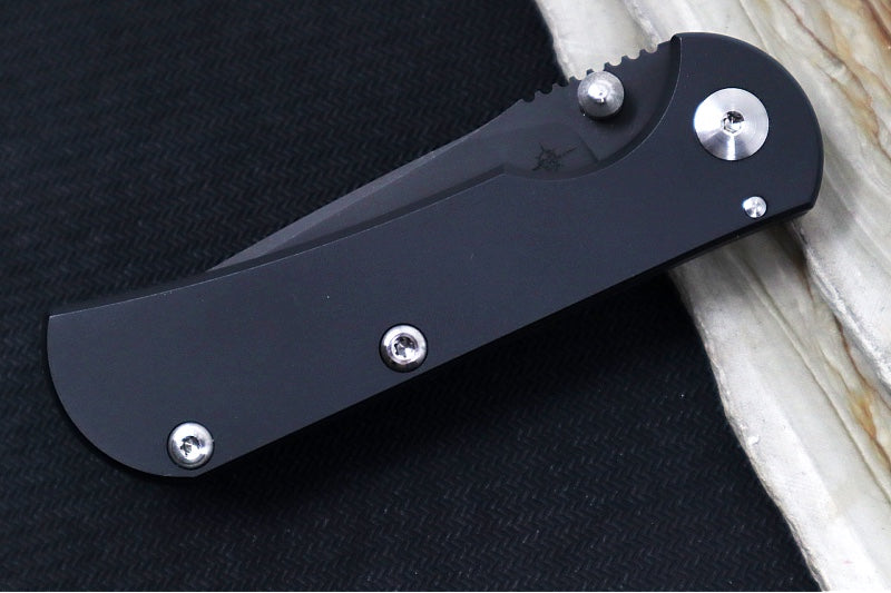Garage Sale Toor Knives Chasm R - Shadow Black Finish / CPM-154 Steel / Titanium Handle & Hardware