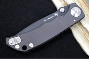 Spartan Blades HARSEY Titanium Folder - Drop Point Blade / CPM-Magnacut Steel / Black Titanium Handle SF5BK - Northwest Knives