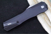 Kershaw 9000DAM Livewire OTF - Black Anodized Aluminum Handle / Damascus Steel / Spearpoint Blade - Northwest Knives