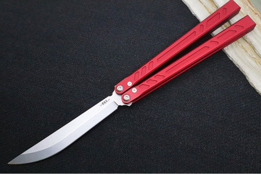 Bladerunner Systems Barebones Channel - Bayonet Blade / 154CM Steel / Red Anodized Aluminum Handle BRS011RD