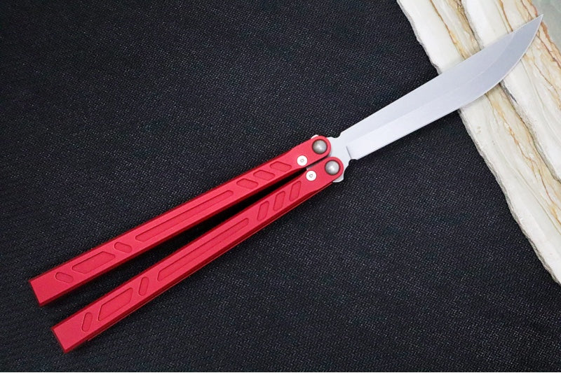 Bladerunner Systems Barebones Channel - Bayonet Blade / 154CM Steel / Red Anodized Aluminum Handle BRS011RD