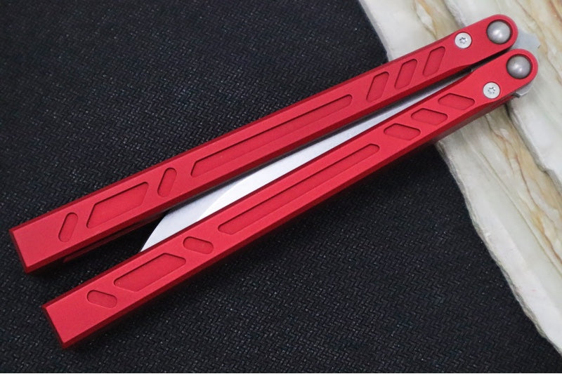 Bladerunner Systems Barebones Channel - Bayonet Blade / 154CM Steel / Red Anodized Aluminum Handle BRS011RD - Northwest Knives
