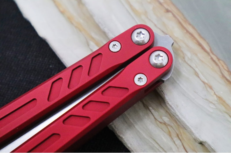 Bladerunner Systems Barebones Channel - Bayonet Blade / 154CM Steel / Red Anodized Aluminum Handle BRS011RD - Northwest Knives