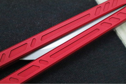 Bladerunner Systems Barebones Channel - Bayonet Blade / 154CM Steel / Red Anodized Aluminum Handle BRS011RD