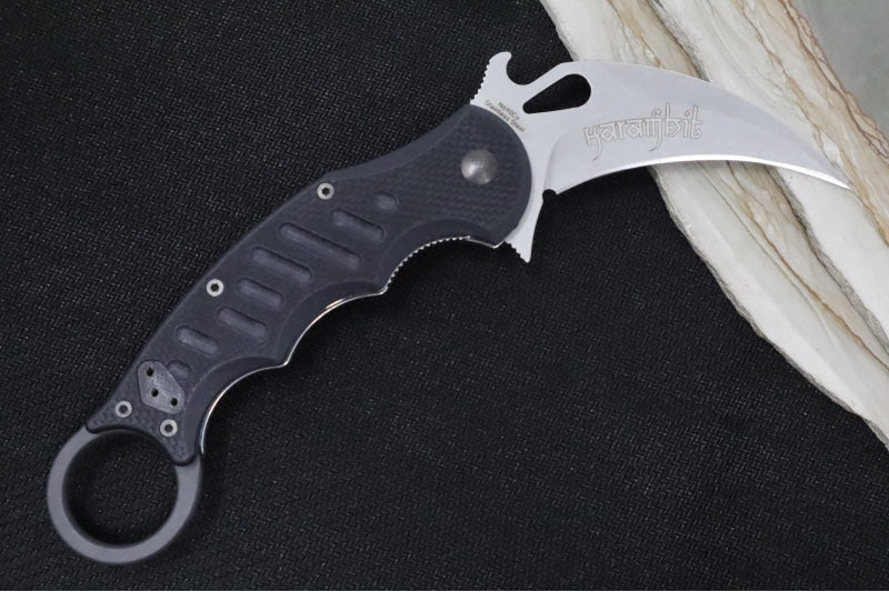 Fox Knives Karambit - Black G-10 Handle / N690Co Steel / Stonewashed Finish / Emerson Wave - 479SW