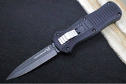 Benchmade 3350BK Mini Infidel OTF - Black Blade / CPM-D2 Steel / Black Anodized Aluminum Handle - Northwest Knives