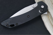 Kershaw 6000 Bonneville Flipper - Black Textured Glass Filled Nylon (GFN) handle / Drop Point Blade / Stonewashed Finish - Northwest Knives
