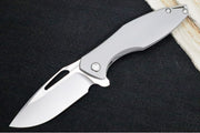 Koenig Arius - Standard with Smooth Titanium - Burnished Blade (Gen 4) - Northwest Knives