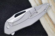 Koenig Arius - Standard with Smooth Titanium - Burnished Blade (Gen 4) - Northwest Knives