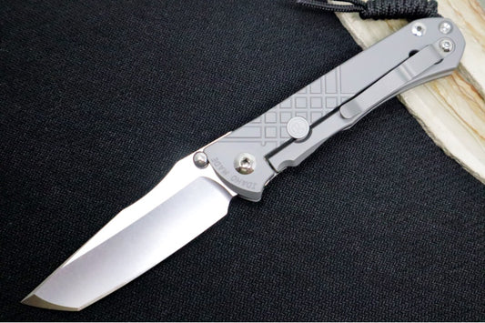 Chris Reeve Umnumzaan Left Handed - Tanto Blade / Glass Blasted / CPM-Magnacut Steel UMN-1015