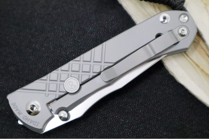 Chris Reeve Umnumzaan Left Handed - Tanto Blade / Glass Blasted / CPM-Magnacut Steel UMN-1015 - Northwest Knives