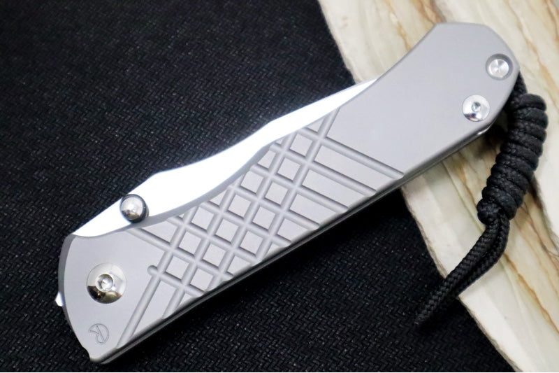 Chris Reeve Umnumzaan Left Handed - Tanto Blade / Glass Blasted / CPM-Magnacut Steel UMN-1015