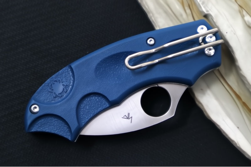 Spyderco Meerkat SPRINT RUN - Cobalt Blue FRN Handles / Satin Finish / Drop Point Blade / CPM-SPY27 Steel C64PCBL