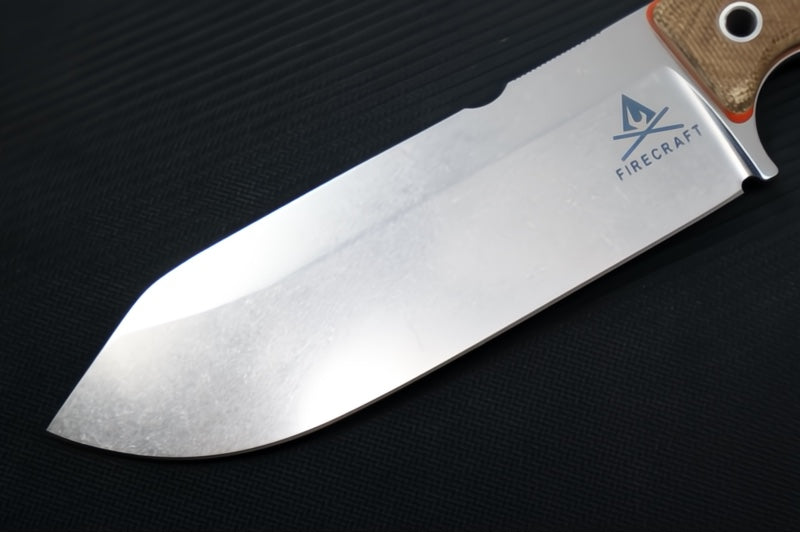 Garage Sale White River Knives 5" Firecraft - Kydex Sheath & Micarta Handle (No Sheath)