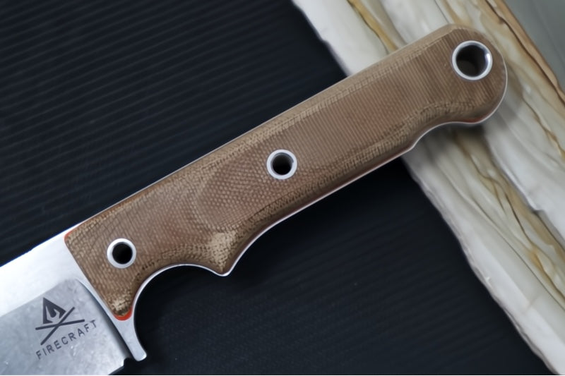 Garage Sale White River Knives 5" Firecraft - Kydex Sheath & Micarta Handle (No Sheath)